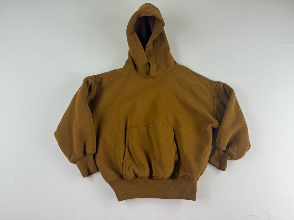 YZY Yeezy Kids Hoodie Brown Pullover 17 Pit